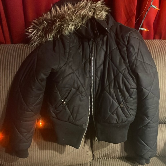Jackets & Blazers - EUC SMALL BLACK COAT